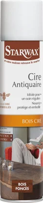 Cire antiquaire bois fonce cire aerosol 0.300 L Starwax