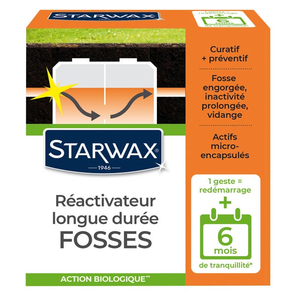 Traitement Réactiveur Biologique Micro Capsules 500 G Starwax 0.5 Kg