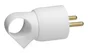 Fiche électrique mâle 2 pôles + terre, 16 A, LEGRAND