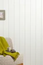 Lambris Mdf Revêtu Frêne Blanc, L.260 X L.15 Cm, Ep.8 Mm