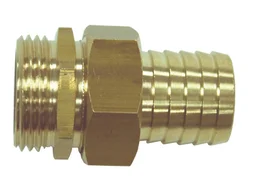 Raccord 3 pièces droit laiton 26 x 34 tuyau diam. 25 mm
