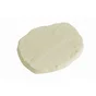 Dalle béton pas japonais fleur beige, L.32 x l.38 cm