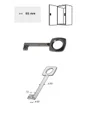Clé De Meuble Acier Hettich