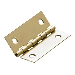 Lot De 4 Charnières Universelles Acier Pour Meuble, L.40 X L.25 Mm
