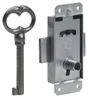 Serrure De Meuble Acier En Applique Hettich 20 Mm Réversible