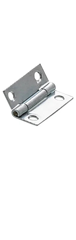 Lot De 2 Charnières Universelles Acier Pour Meuble, L.25 X L.18 Mm