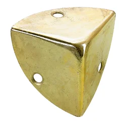 Coin De Valise À Visser Acier Laitonné Hettich, L.36 Mm