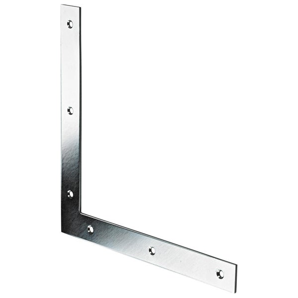 Équerre d'assemblage plate en acier zingué, HETTICH, L.190 mm