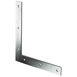1 Équerre D'Assemblage Plate Acier Zingué Hettich, L.160 Mm