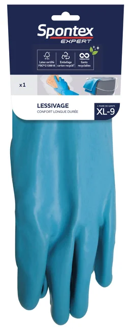 Gants Lessivage Spontex Expert, Taille Xl