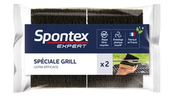 Lot de 2 Éponge artificielle Grill barbecue, SPONTEX EXPERT 
