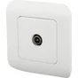 Prise Tv Cosy, Blanc-Blanc N°0, Lexman