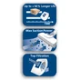 Lot de 4 sacs aspirateur synthétique DXS101, DEXTER