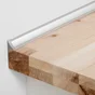 Joint D'Étanchéité Concave Décor Aluminium L.315 X L.2.2 Cm