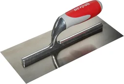 Platoir confort en inox et manche en aluminium 12 x 28 cm nespoli