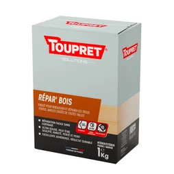 Enduit De Réparation, Repar' Bois, Toupret, Marron 1 L