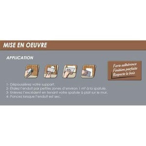 Enduit De Lissage, Liss Bois, Toupret, Blanc 1.25 L
