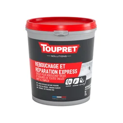 Enduit De Rebouchage Toupret Haute Performance 1 Kg En Pâte, Intérieur / Extérie