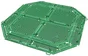 Grille de fond pour composteur noir 400l