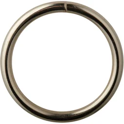 Lot de 10 anneaux pour tringle à rideau chic 20  mm acier chromé INSPIRE