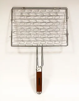 Grille Double rectangle bois NATERIAL