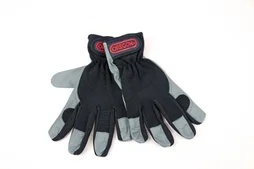 Gants de jardinage en cuir OREGON noir et gris, taille 9 / L
