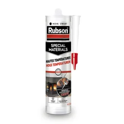 Mastic étanchéite hautes temperatures noir RUBSON cartouche 280ml
