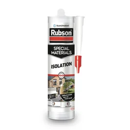 Mastic isolation porte/fenêtre transparent RUBSON cartouche 280ml