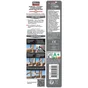 Mastic isolation porte/fenêtre transparent RUBSON cartouche 280ml