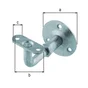 Support Rampe Reglable Diametre 60Mm Zinc