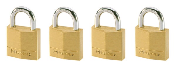 Cadenas à clé en laiton, MASTER LOCK, l.30 mm