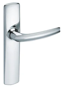 2 Poignées De Porte Rivangers Sans Trou Vachette, Zamak Entraxe 165 Mm
