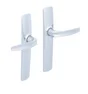 2 Poignées De Porte Rivangers Sans Trou Vachette, Zamak Entraxe 165 Mm