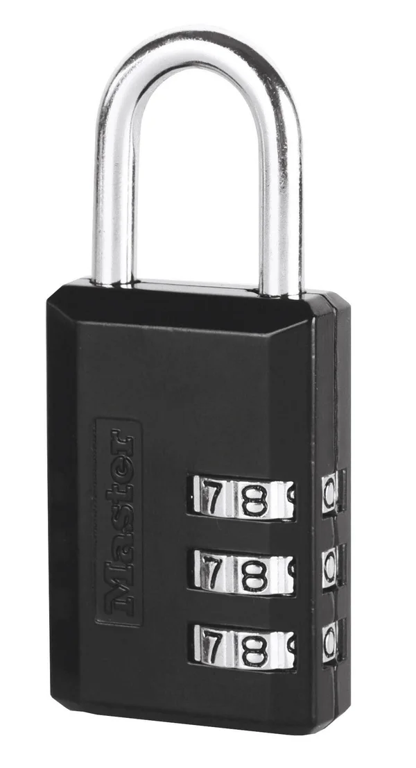 Cadenas À Combinaison Programmable Largeur 30 Mm , Noir