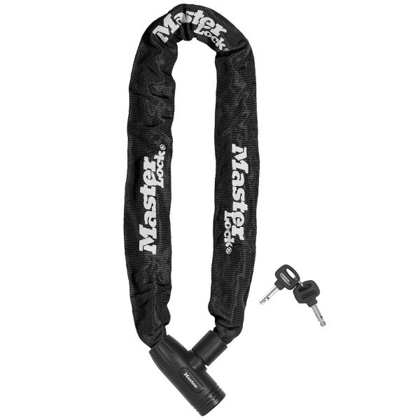 Chaîne antivol vélo, MASTER LOCK, L.0.9 m x diam.8 mm