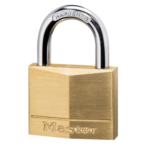 Cadenas à clé en laiton, MASTER LOCK, l.40 mm