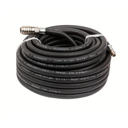 Tuyau renforce 8 x 14 mm en caoutchouc DEXTER, L.20 m
