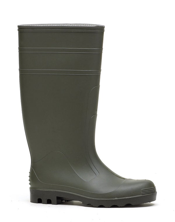 Botte Pvc Rouchette, Vert, Taille 39