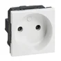 Prise Sans Terre Mosaic, Legrand, Blanc