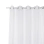 Voilage tamisant, Polyone blanc l. 140 x H.280 cm