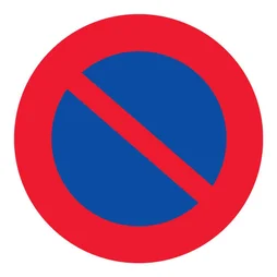 Disque Défense De Stationner En Plastique