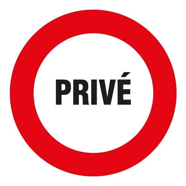 Disque Privé En Plastique
