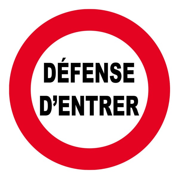 Disque Défense D'Entrer En Plastique