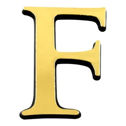Lettre F En Plastique