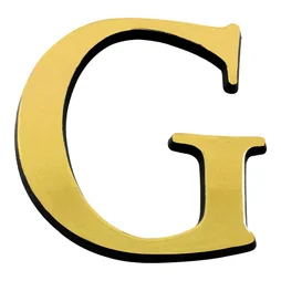 Lettre G En Plastique