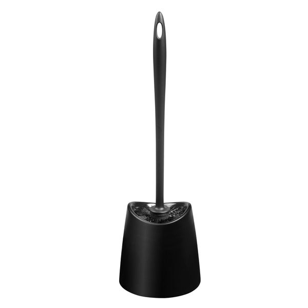 Pot avec brosse WC intégrée noir Standard TATAY