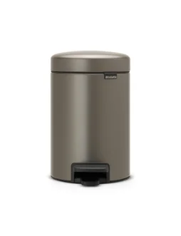 Poubelle de salle de bains 3 l platinum BRABANTIA New icon