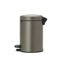 Poubelle de salle de bains 3 l platinum BRABANTIA New icon