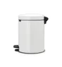 Poubelle de salle de bains 5 l blanc BRABANTIA Newicon