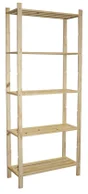 Etagère en pin à 5 tablettes , L.70 x P.30 x H.170 cm